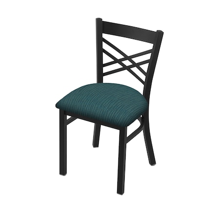 Holland Bar Stool Co 620 Catalina 18" Chair with Black Wrinkle Finish and Graph Tidal Seat 62018BW022